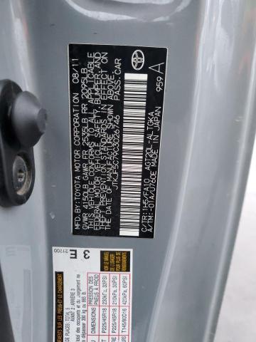 JTKJF5C79C3026746 - 2012 TOYOTA SCION TC 石墨色 照片 12