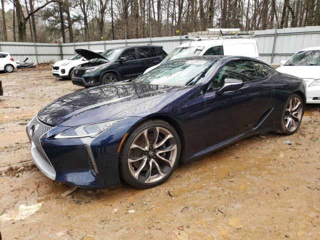 JTHHP5AY2JA005842 - 2018 LEXUS LC 500 BLUE photo 1