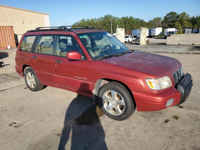 JF1SF65662H749175 - 2002 SUBARU FORESTER S ბურგუნდია ფოტო 4