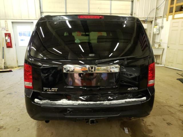 5FNYF4H73EB027504 - 2014 HONDA PILOT EXLN BLACK photo 6