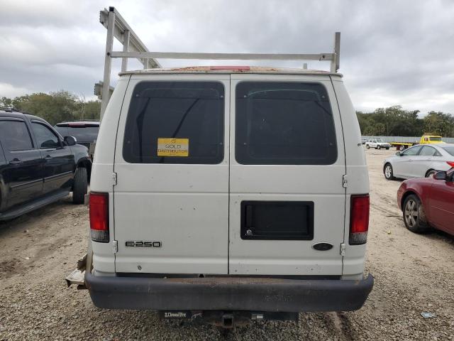 1FTNS24W16HA56761 - 2006 FORD ECONOLINE E250 VAN WHITE photo 6