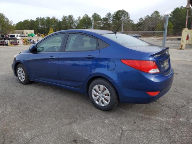 KMHCT4AE7GU947685 - 2016 HYUNDAI ACCENT SE BLUE photo 2