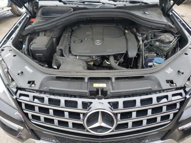4JGDA5HB2EA283905 - 2014 MERCEDES-BENZ ML 350 4MATIC BLACK photo 12