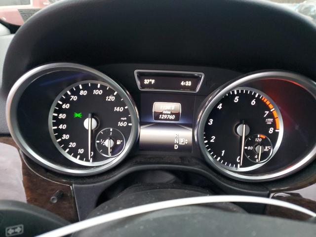 4JGDA5HB2EA283905 - 2014 MERCEDES-BENZ ML 350 4MATIC BLACK photo 9