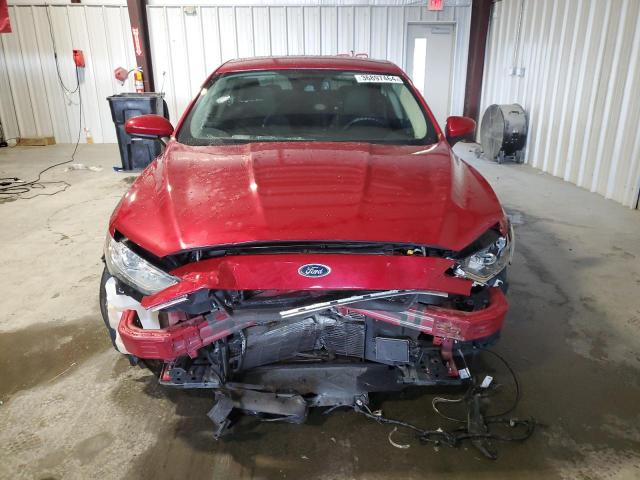 3FA6P0HD5LR159717 - 2020 FORD FUSION SE RED photo 5