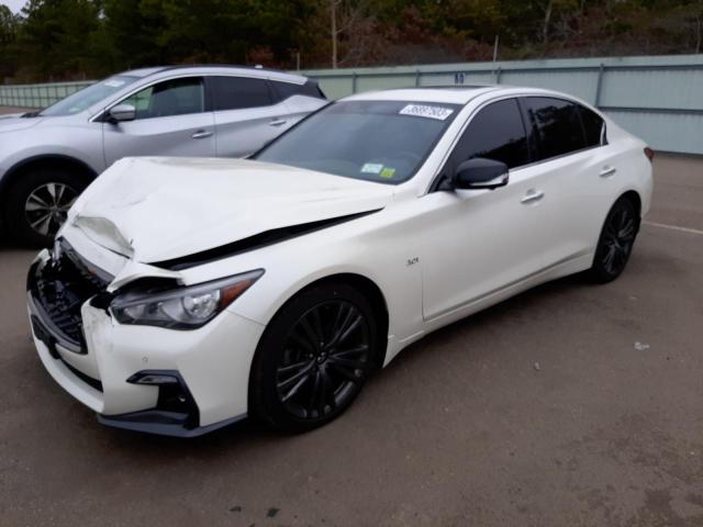 JN1EV7AR3LM253777 - 2020 INFINITI Q50 PURE WHITE photo 1