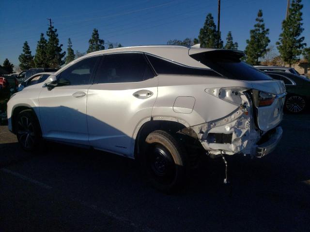 2T2HGMDA6LC043398 - 2020 LEXUS RX 450H WHITE photo 2