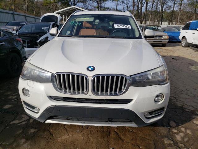 5UXWZ7C55F0F75592 - 2015 BMW X3 SDRIVE28I WHITE photo 5