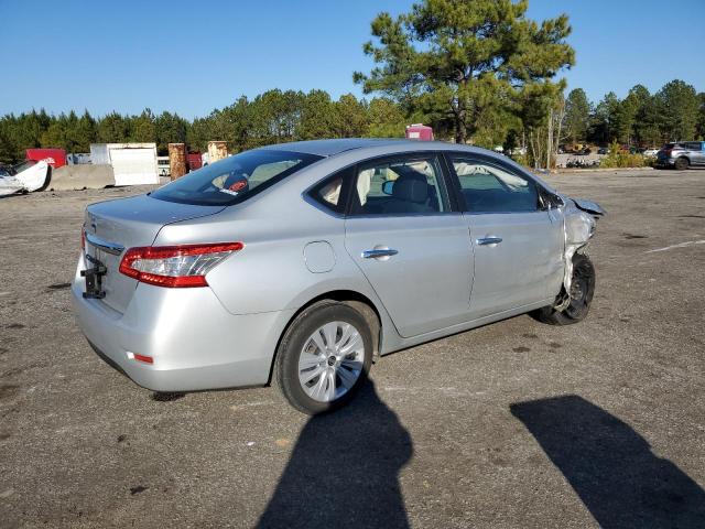 3N1AB7AP0FY247068 - 2015 NISSAN SENTRA S SILVER photo 3