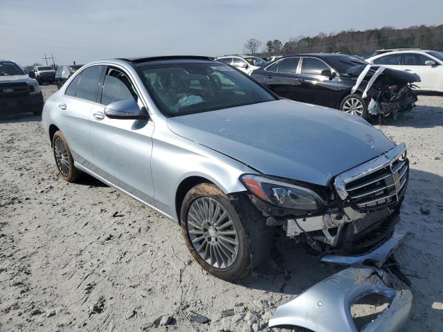 55SWF4KB4FU091622 - 2015 MERCEDES-BENZ C 300 4MATIC SILVER photo 4