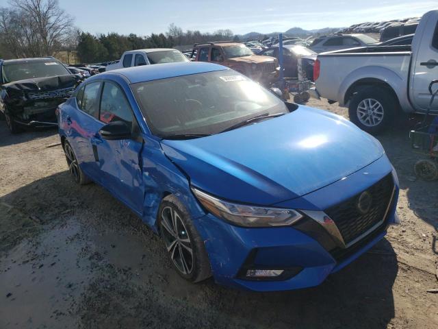 3N1AB8DV0NY261955 - 2022 NISSAN SENTRA SR BLUE photo 4