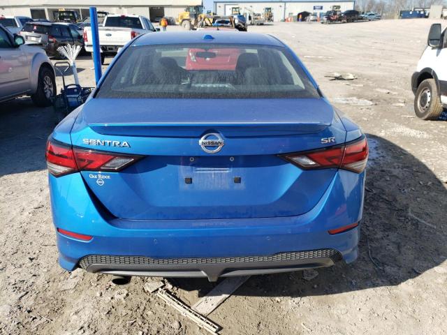 3N1AB8DV0NY261955 - 2022 NISSAN SENTRA SR BLUE photo 6