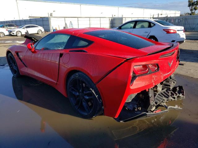 1G1YL2D78F5103197 - 2015 CHEVROLET CORVETTE STINGRAY Z51 3LT RED photo 2