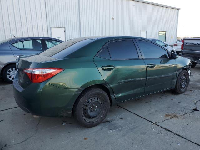 2T1BURHE2FC456033 - 2015 TOYOTA COROLLA L GREEN photo 3