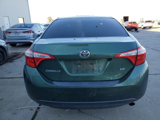 2T1BURHE2FC456033 - 2015 TOYOTA COROLLA L GREEN photo 6