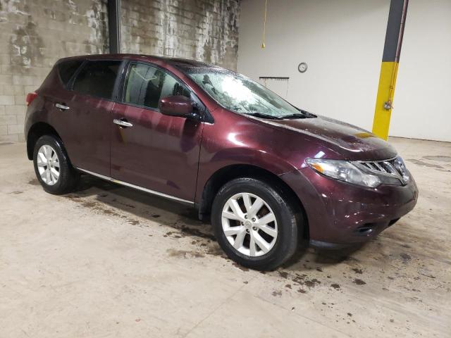 JN8AZ1MW1EW531795 - 2014 NISSAN MURANO S BURGUNDY photo 4