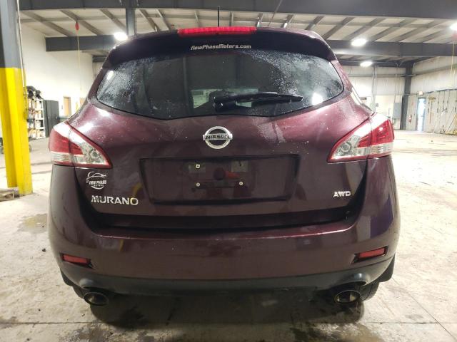 JN8AZ1MW1EW531795 - 2014 NISSAN MURANO S BURGUNDY photo 6