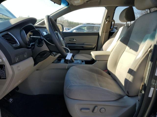 KNDMB5C17F6042345 - 2015 KIA SEDONA LX GRAY photo 7