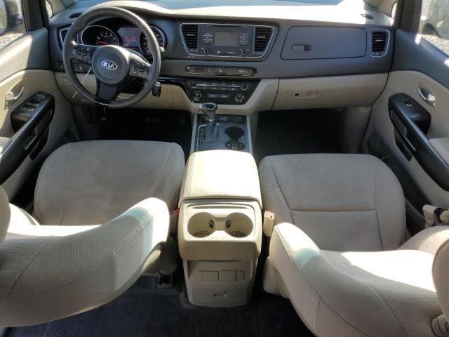 KNDMB5C17F6042345 - 2015 KIA SEDONA LX GRAY photo 8