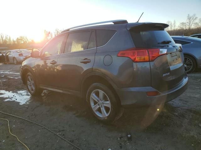 2T3WFREV6EW109549 - 2014 TOYOTA RAV4 XLE GRAY photo 2