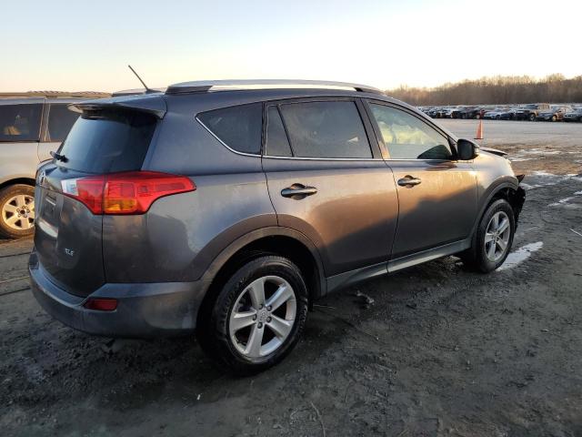 2T3WFREV6EW109549 - 2014 TOYOTA RAV4 XLE GRAY photo 3