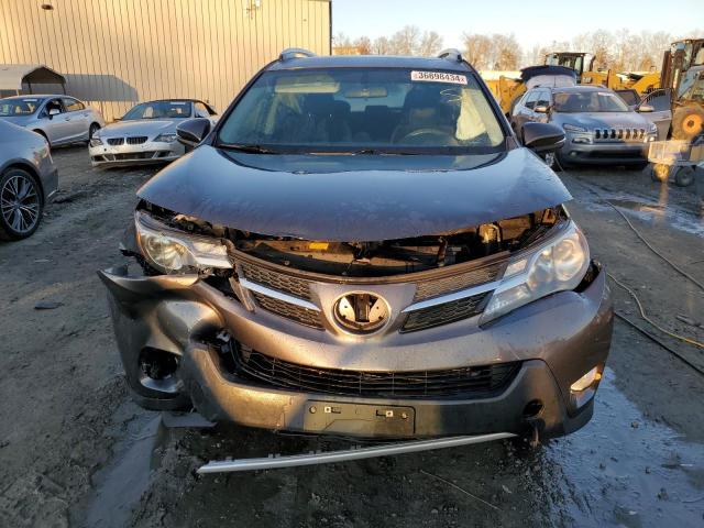 2T3WFREV6EW109549 - 2014 TOYOTA RAV4 XLE GRAY photo 5