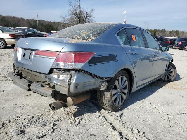 1HGCP2F78BA133550 - 2011 HONDA ACCORD EX BLUE photo 3