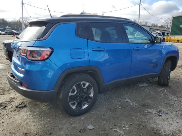 3C4NJDDB6JT199114 - 2018 JEEP COMPASS TRAILHAWK BLUE photo 3