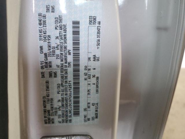 5LMCJ3C97GUJ12571 - 2016 LINCOLN MKC RESERVE Ağ foto 13