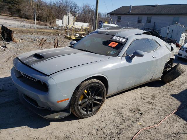 2C3CDZKG2MH640877 - 2021 DODGE CHALLENGER GT GRAY photo 1