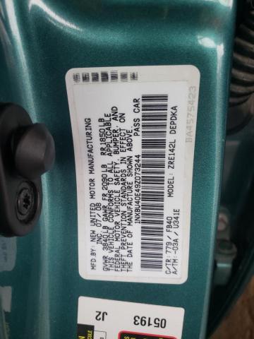 1NXBU40E49Z073244 - 2009 TOYOTA COROLLA BASE GREEN photo 12