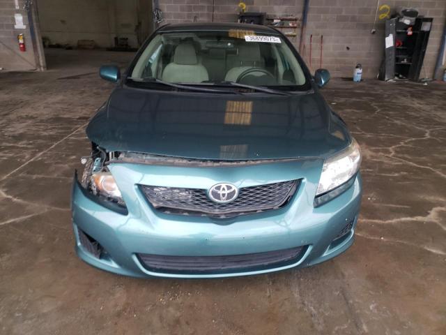 1NXBU40E49Z073244 - 2009 TOYOTA COROLLA BASE GREEN photo 5