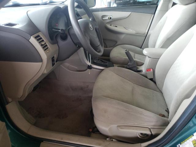 1NXBU40E49Z073244 - 2009 TOYOTA COROLLA BASE GREEN photo 7