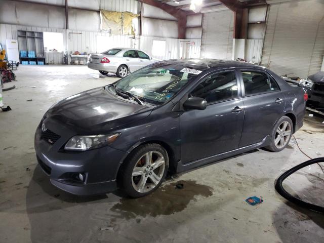 2T1BE40E09C028025 - 2009 TOYOTA COROLLA XRS GRAY photo 1