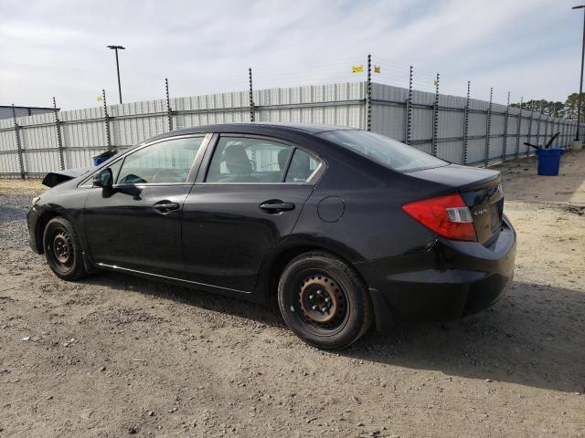 19XFB2F54CE057221 - 2012 HONDA CIVIC LX GRAY photo 2