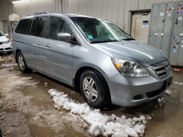 5FNRL38447B080972 - 2007 HONDA ODYSSEY EX BLUE photo 4