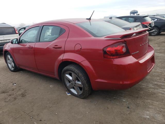 1C3CDZEG7CN253193 - 2012 DODGE AVENGER SXT RED photo 2