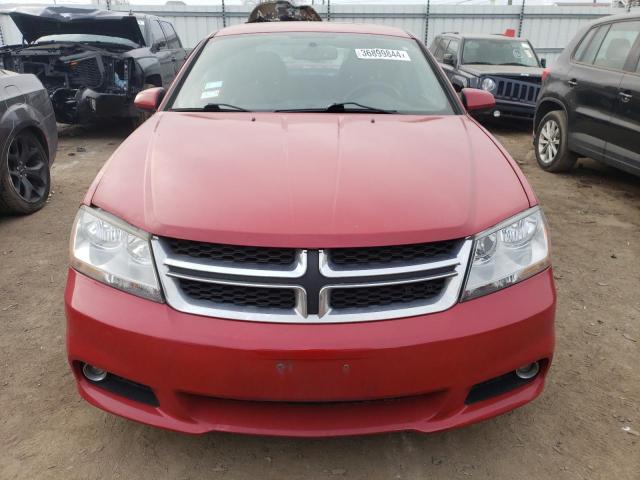 1C3CDZEG7CN253193 - 2012 DODGE AVENGER SXT RED photo 5