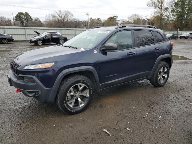 1C4PJMBS6GW183543 - 2016 JEEP CHEROKEE TRAILHAWK BLUE photo 1