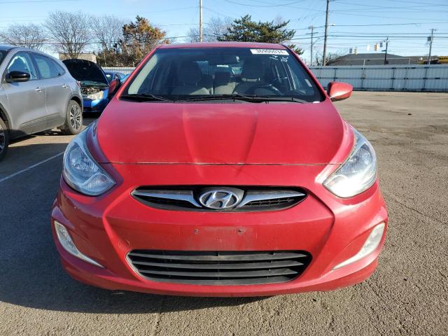 KMHCU4AE3CU130706 - 2012 HYUNDAI ACCENT GLS RED photo 5