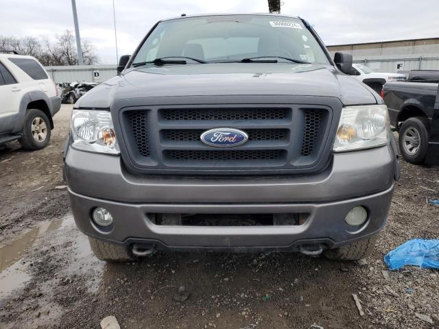 1FTPX14V58FC01925 - 2008 FORD F150 GRAY photo 5