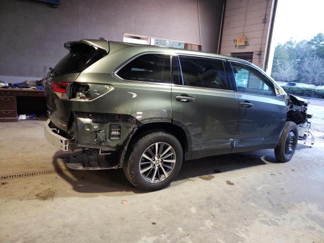 5TDJZRFH9KS732641 - 2019 TOYOTA HIGHLANDER SE GRAY photo 3