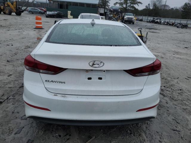 5NPD84LF5JH385853 - 2018 HYUNDAI ELANTRA SEL WHITE photo 6