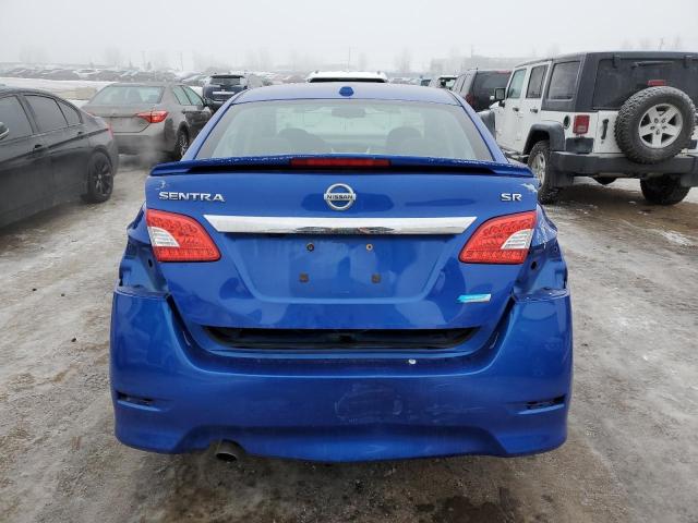 3N1AB7APXEL666833 - 2014 NISSAN SENTRA S BLUE photo 6