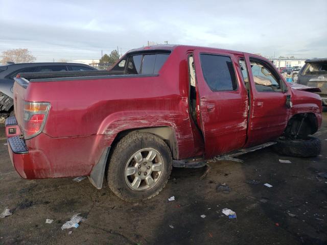 2HJYK165X6H515223 - 2006 HONDA RIDGELINE RTL RED photo 3