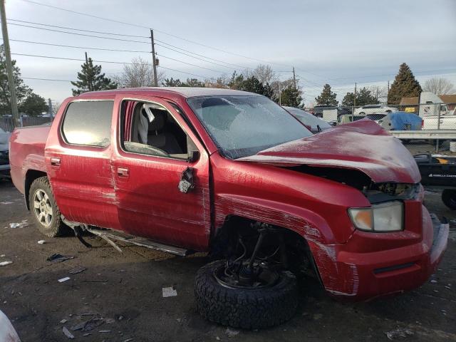 2HJYK165X6H515223 - 2006 HONDA RIDGELINE RTL RED photo 4