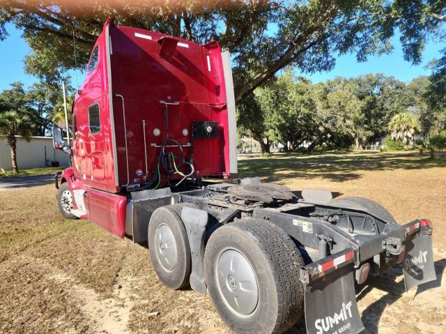 1XP4D49X1HD348048 - 2017 PETERBILT 587 MAROON photo 3