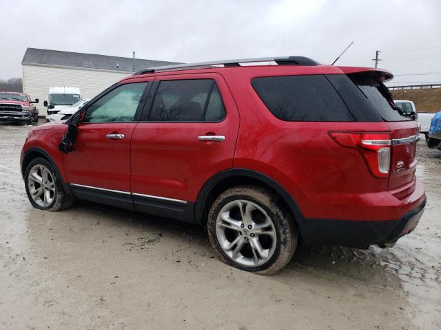 1FMHK8F84BGA31380 - 2011 FORD EXPLORER LIMITED RED photo 2