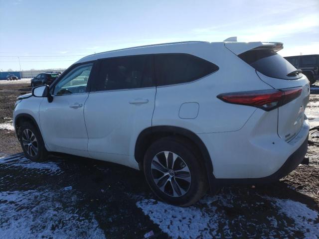 5TDHZRBH4LS514953 - 2020 TOYOTA HIGHLANDER XLE WHITE photo 2