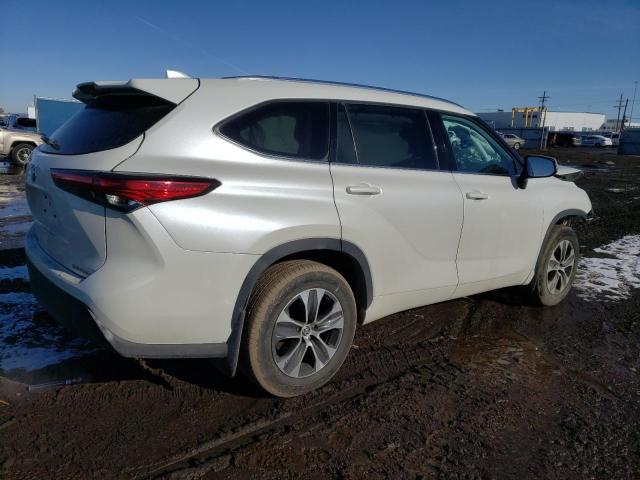 5TDHZRBH4LS514953 - 2020 TOYOTA HIGHLANDER XLE WHITE photo 3